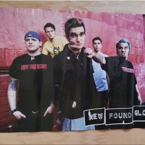 NEW FOUND GLORY POSTER 2002 FUNKY ENTERPRISES #6573.